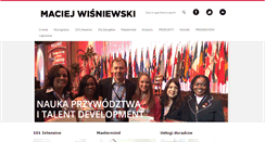 Desktop Screenshot of maciej-wisniewski.com