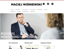 Tablet Screenshot of maciej-wisniewski.com